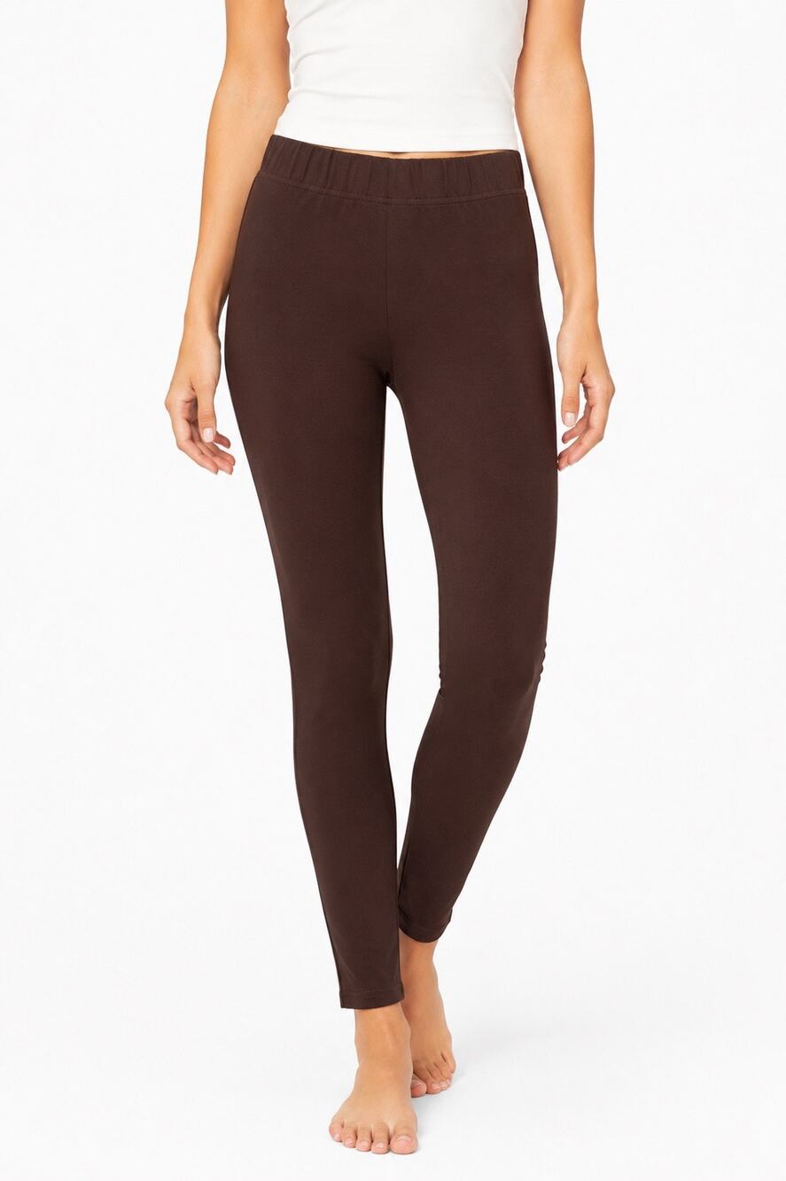 Lilly Pulitzer Pull On Slim Fit Stretch Travel Leggings Pant Brown Size Medium